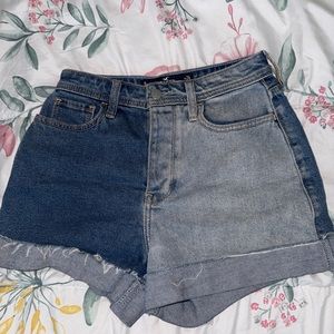 Hollister ultra high rise mom shorts